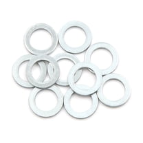 10pcs Universal Engine Oil Crush Washers Drain Plug Gaskets 12mm ID. 19.7mm OD. for Auto Car