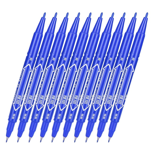Colored Marker Pen, Double-End Marker Pen Quick-drying Ink Ergonomic Design Convenient For Writing No Fading For Drawing For Marker Pen