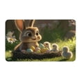 thumbnail image 2 of Easter Kitchen Rug, Waterproof Non Slip Bunny Kitchen Floor Mat, Farmhouse Easter Doormat, Holiday Indoor Front Kitchen Decor, 35*24 inch, 2 of 7