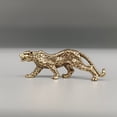 thumbnail image 5 of Vintage Leopard Statue Panther Figurine Brass Exquisite Statuette Animal Sculpture For Home Office Outdoor Bookshelf Decoration, 5 of 6