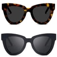 thumbnail image 1 of Gafas de Sol Dollger Retro Ojo de Gato Carey para Mujeres y Hombres, 1 of 7