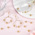 thumbnail image 4 of 1box 50Pcs Long-Lasting Plated Alloy Beads Flower Real 18K Gold Plated 9x5mm Hole: 0.5mm, 4 of 6
