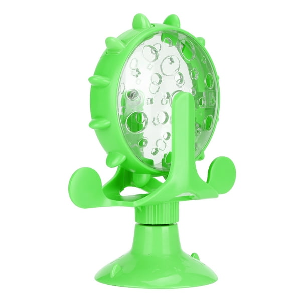 Juguete Dispensador de Golosinas para Gatos, Molino de Viento Giratorio de 360 Grados, Juguete de Comida Con Fugas para Gatos de Interior Conventosa, Alimentador Interactivo