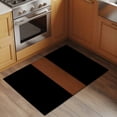 thumbnail image 3 of 2x3 Door Mat Rug, Black Brown Non-Skid Rubber Backing Large Rectangle Rugs - Living Room Bedroom Home Office, Contemporary Boho Modern Art Indoor Floor Mat Carpets Washable Rug, 3 of 9