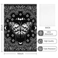 thumbnail image 2 of 2 Pcs Funny Kitchen Towels,Black Gothic Skull Butterfly Pattern Microfiber Dish Towels,Kitchen Tea Towels,Kitchen Towel Set (18" X 26"), 2 of 7