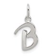 thumbnail image 1 of Pendentif Charme Collier Monogramme Initiale Lettre B en Argent Sterling 925, 1 of 5