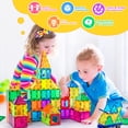 thumbnail image 2 of Cossy Juego De 120 Piezas De Bloques De Construcción Magnéticos 3D, Juguetes Educativos De Construcción Para Niños De Más De 3 Años Con Imanes Más Fuertes, Remaches, Fijados, Educativos, Recreativos,, 2 of 7