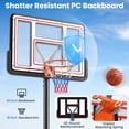 thumbnail image 5 of Portable Basketball Hoop System with Adjustable Height and Stable Base for Indoor Outdoor Play, 5 of 8
