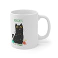 thumbnail image 4 of Funny Cat Holiday Mug - No Regret Black Cat Ceramic 11oz Christmas Cup, 4 of 12