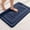 Navy, variant on Bathroom Rug Absorbent Non-Slip, Machine Washable Soft Comfortable Quick-Drying Shaggy Bath Mat, Thick Microfiber Floor Mat with Secure Backing for Tub Side Sink Vanity
