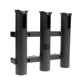 thumbnail image 1 of 3-Rack Fishing Rod Holders Pole Tubes Storage Fishing Rod Rack Links Rests Black, 1 of 8