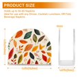 thumbnail image 4 of Yayeee Napkin Holder for Table Set of 2 Kitchen Paper Tissue Organization, Coloful Leaves, 4 of 8