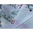 thumbnail image 4 of Ambesonne Nature Quilted Bedspread Set 3 Pcs, Vintage Tree of Life, King Size, Blue, 4 of 5