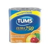 Tums Extra Strength 750, Assorted Fruit, 3 Rolls, 24 Tablets Each