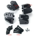 thumbnail image 6 of RCLIONS 4PCS Aluminum Alloy Lower Suspension Link Mount for 1/8 LMT 4S King Sling, 4WD Digger Monster Buggy Truck Upgrade Parts, 6 of 11