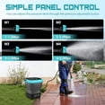 thumbnail image 3 of Portable Cordless Washer with 4.5Gal Tank, 10FT Hose, 50000mAh Battery, Foldable Design with Wheels for Car, Camping, Garden, 3 of 5