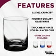 thumbnail image 2 of Manhattan Rocks Whiskey Glass 1.75 oz. Set of 12, Bulk Pack - Perfect for Scotch, Bourbon, Whiskey, Cocktail - Black, 2 of 5