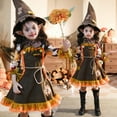 Boys Girls Outfits Halloween Costumes Fall Winter Pumpkin Garden Dress