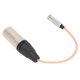 thumbnail image 3 of Cable adaptador de auriculares balanceado XLR de 4 pines a conector hembra de 2,5 mm, 5,9 pulgadas de largo, 3 of 8