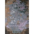 thumbnail image 1 of Ahgly Company Indoor Rectangle Mid-Century Modern Purple Oriental Area Rugs, 5' x 8', 1 of 6