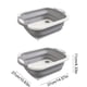 thumbnail image 3 of Tabla de cortar plegable 3 en 1 con lavaverduras y escurridor | Fregadero de cocina portátil multifunción para preparar alimentos | Paquete de 2 tablas de cortar plegables, 3 of 6