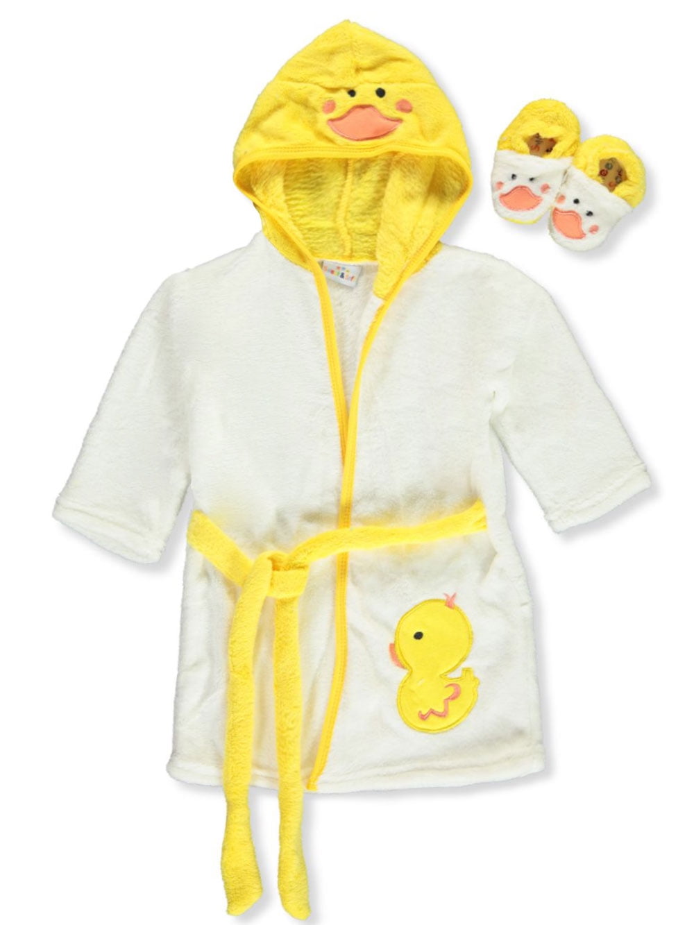 baby girl robe and slippers