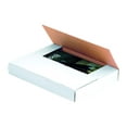 thumbnail image 4 of Boxes Fast BFM12122BF Sobres de cartón corrugado fáciles de plegar, 12 1/2 x 12 1/2 x 2 pulgadas, sobres plegables, cajas de envío troqueladas ajustables, cajas de envío blancas grandes de varias prof, 4 of 5