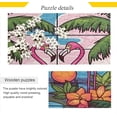 thumbnail image 2 of FREEAMG Flamingos Jigsaw Puzzles 1000 Piece for Adults Large Puzzle Game Challenging Family Puzzle Game for Adults Teens 29.5" x 19.7", 2 of 7
