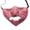 A, variant on Halloween Half Face Mask, Funny Creepy Latex Costume Mask with Elastic Strap, Lightweight Prank Cosplay Prop for Parties, Stage and Photo Booth