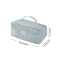 thumbnail image 3 of Mesh Travel Toiletry Bag,Large Capacity Cosmetic Organizer With Handle,Breathable Polyester Construction,Clear Visibility Open Mesh Design,Lightweight Portable Pouch,Home And Travel Storage, 3 of 6
