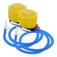 thumbnail image 2 of 1 Set of 2pcs Foot Air Pump Inflator Portable Bellow Balloon Inflator with Air Tube, 2 of 8