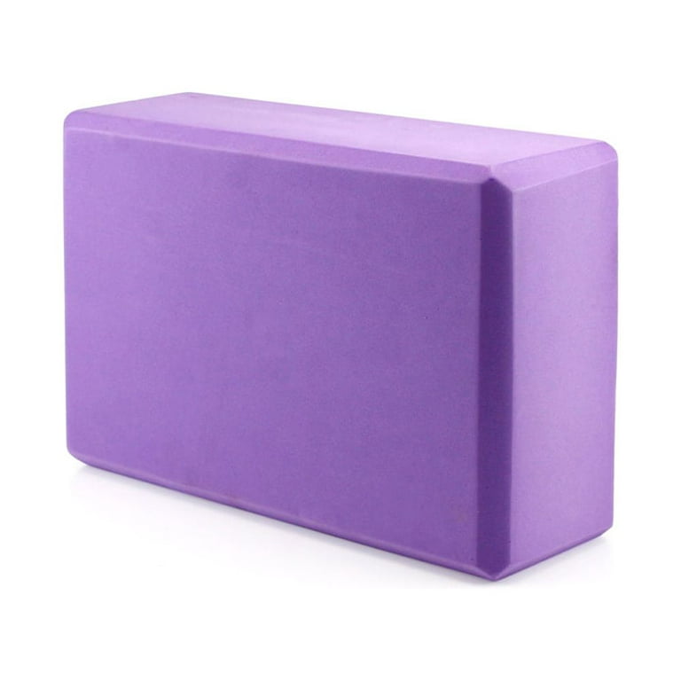 Myga XL Yoga Block - High Density Non-Slip Foam Brick for Yoga, Pilates and  Fitness to Support and Deepen Poses - Purple