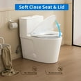 thumbnail image 6 of Casta Diva Modern Toilet Elongated One-Piece Toilet with Power Dual Flush, MAP 1000g (Seat Included), 6 of 12
