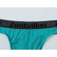 thumbnail image 6 of TANBOM Mens Sexy G String Bulge Pouch Breathable Lightweight Thong Light Green XL, 6 of 9