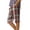 Wine_#01, variant on Sewkxo Womens Bermuda Shorts Knee Length Dressy Causal Elastic Waist Buttons Linen Shorts Summer Beach Shorts with Pockets,Orange 2XL
