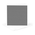thumbnail image 5 of 3drose, Black and White Houndstooth Pattern - Small - Preppy Trendy Stylish Classy Classic Chic Fashionable, 12 Greeting Cards with Envelopes, 5 of 7