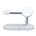 thumbnail image 3 of Matsuzay Soporte de inalámbrico rápido de 15 W para 13 12Pro Max/Mini con estación de carga de luz táctil para Teléfono y Comunicación blanco, 3 of 8
