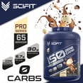 thumbnail image 4 of Proteína Iso Zero Carb 5 Lb 30 G Proteína Cero Carbohidratos Sabor Vanilatte - Scifit, 4 of 6