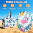 thumbnail image 5 of Hap Tim XXL Waterproof Beach Tote Bag with Wet Compartment & Zip,Large Capacity Sandproof Shoulder Travel Bag Lightweight Foldable Women’s Holiday Essentials Bag for Swimming Shopping Gym(BB-HLN), 5 of 7