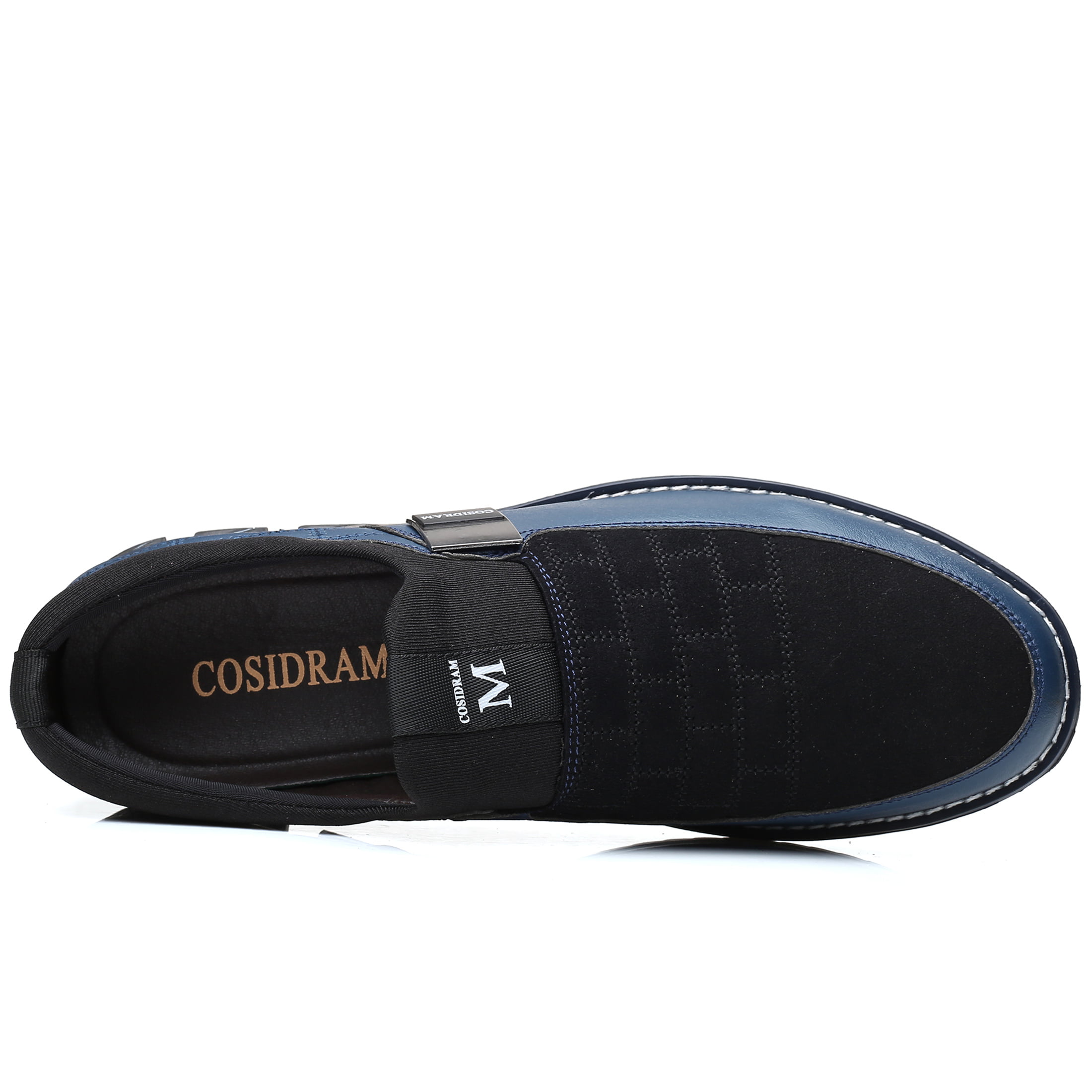 COSIDRAM Mens Shoes Slip on Loafers Casual Soft Microfiber Leather Shoes Driving Walking Shoes for Male Fashion Sneakers 