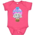 thumbnail image 3 of Inktastic Cute Baby Elephant in a Pink Hot Air Balloon Boys or Girls Baby Bodysuit, 3 of 5