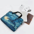 thumbnail image 5 of 16" Laptop Briefcase, Detachable Anti-Slip Shoulder Strap, Multi-Compartment Work Travel Bag The Greenish-blue Dragon, 5 of 8