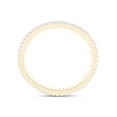 thumbnail image 3 of 1/5 CT Round Cut Natural White Diamond Eternity Stackable Wedding Anniversary Band Ring In 14K Yellow Gold Plated 925 Sterling Silver (0.20 Cttw) -10, 3 of 6