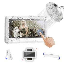 Citymore Waterproof Shower Phone Holder - 360° Rotating Suction Cup Mount For 4-7 Inch Phones