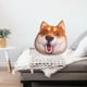 thumbnail image 4 of Cojín de almohada de felpa con estampado de perro, regalos para familiares, amigos y , duradero, tacto suave de 15x16 pulgadas, realist , Sorprendido, 38cmx30cm Soledad Arrojar la almohada, 4 of 8