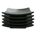 thumbnail image 2 of Pack Of 5 Charcoal Grey Hakumu Collection Square Appetizer Dessert Salad Plates, 2 of 9