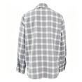thumbnail image 4 of FDGIU Women's Plaid Button Down Shirt, Lapel Long Sleeve Loose Fit Collared Blouse Casual Tops for Office Daily Travel Outfits, 4 of 7