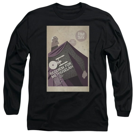 Star Trek Tos Episode 74 Adult 18/1 T-Shirt Black