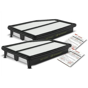 Air Filter Set 2 - Compatible with 2015 - 2016 Honda CR-V 2.4L 4-Cylinder