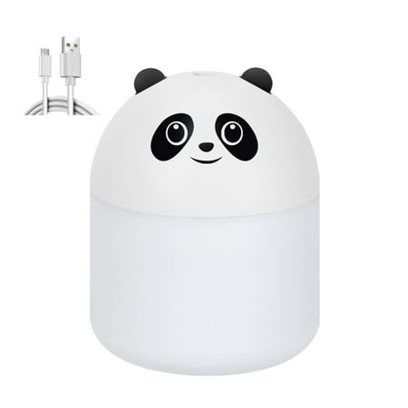 

Plug-in Model 250ml/5.28OZ Mini Humidifier Household USB Night Light Desktop Bear Silent Humidifier